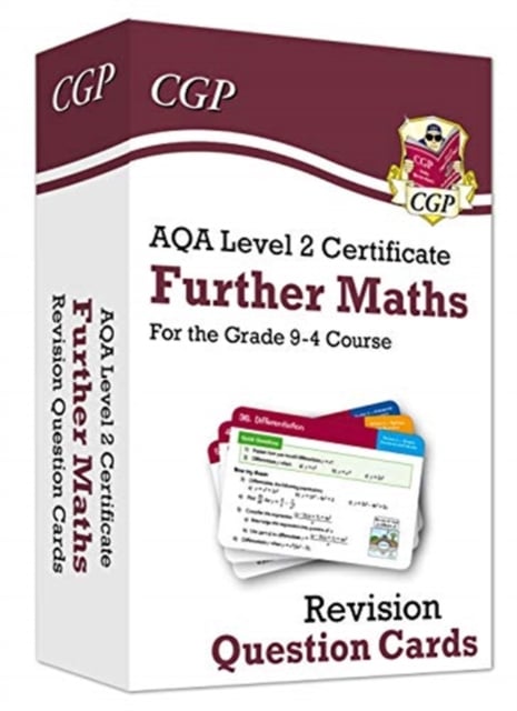 Book cover of AQA Level 2 Certificate: Further Maths - Revision Question Cards