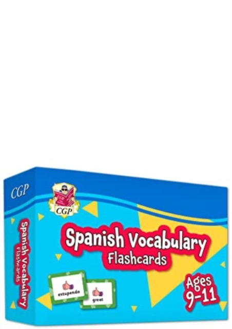 Book cover of Spanish Vocabulary Flashcards for Ages 9-11 (with Free Online Audio)