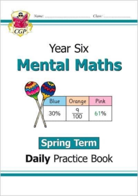 Book cover of KS2 Mental Maths Year 6 Daily Practice Book: Spring Term