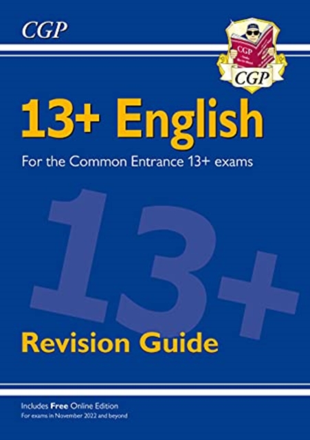 Book cover of 13+ English Revision Guide for the Common Entrance Exams