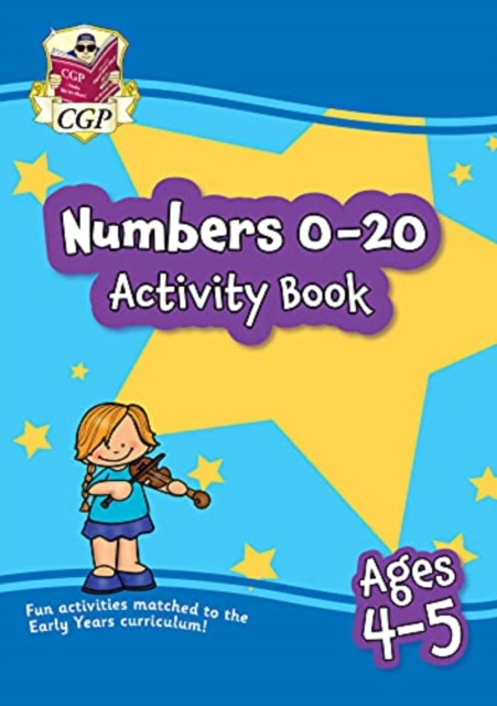 Book cover of Numbers 0-20 Activity Book for Ages 4-5 (Reception)