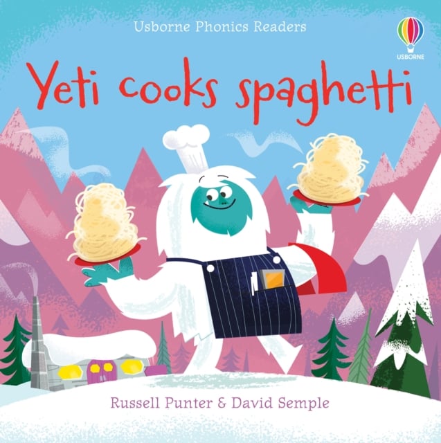 Yeti cooks spaghetti by Russell Punter