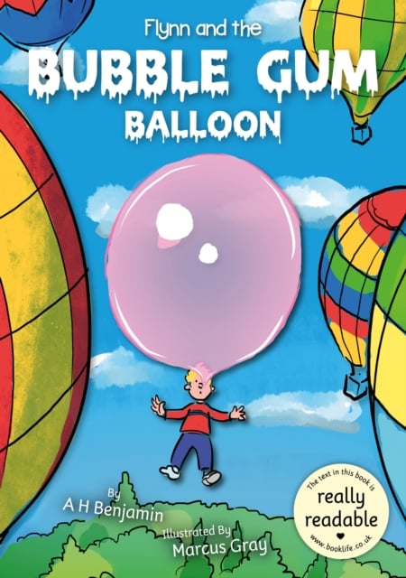Book cover of Flynn and the Bubble Gum Balloon