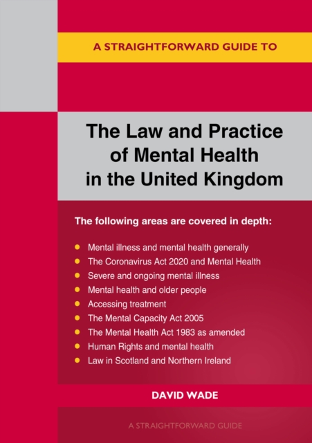 Book cover of the Law and Practice of Mental Health in the UK