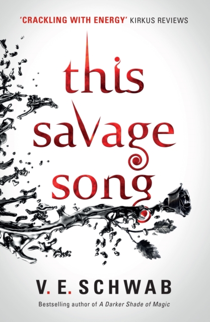Book cover of This Savage Song collectors hardback