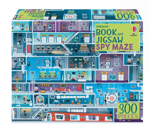 Book cover of Usborne Book and Jigsaw Spy Maze