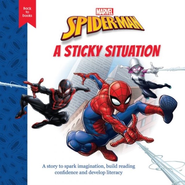 Book cover of Disney Back to Books: Spider-Man - A Sticky Situation