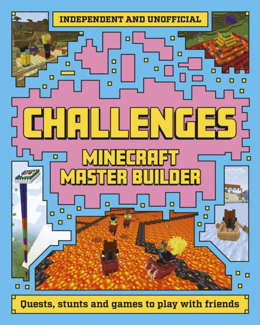 Book cover of Master Builder: Minecraft Challenges
