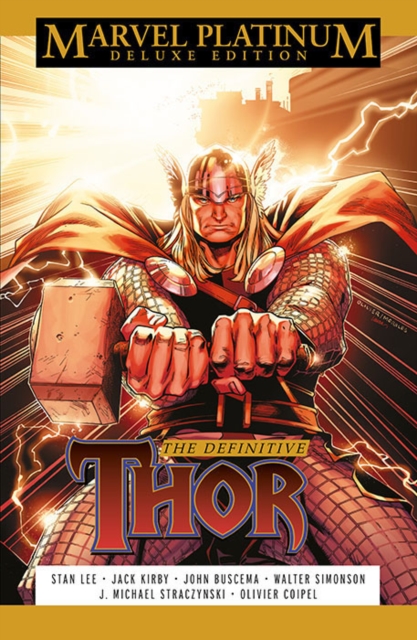 Book cover of Marvel Platinum Deluxe Edition: The Definitive Thor