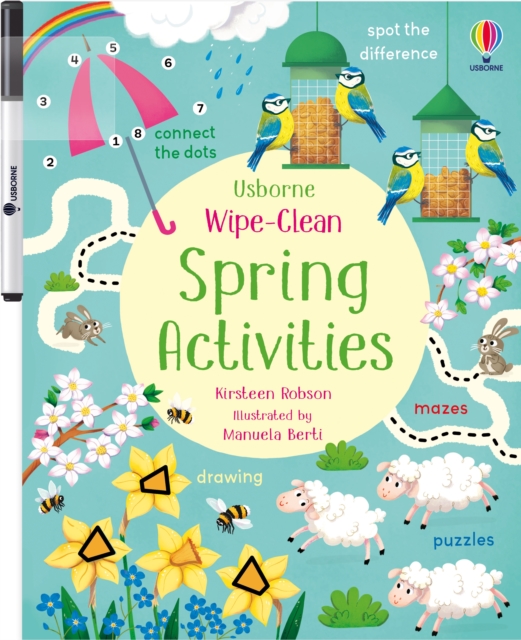 Book cover of Wipe-Clean Spring Activities