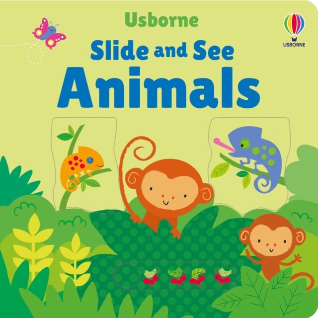 Book cover of Slide and See Animals
