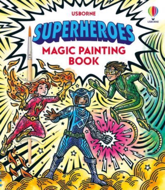 Book cover of Superheroes Magic Painting Book