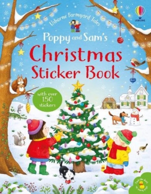 Book cover of Poppy and Sam's Christmas Sticker Book