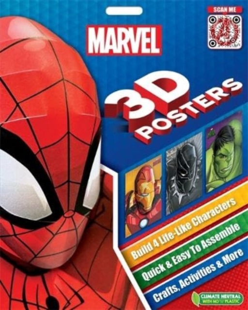 Book cover of Marvel: 3D Posters