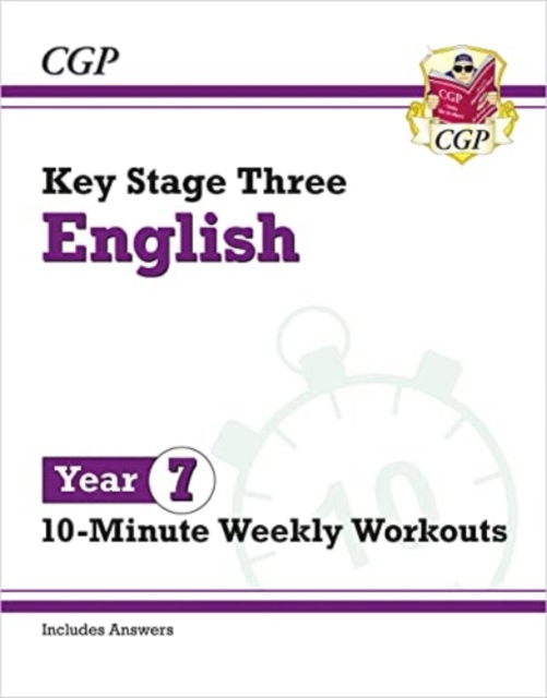 Book cover of KS3 Year 7 English 10-Minute Weekly Workouts
