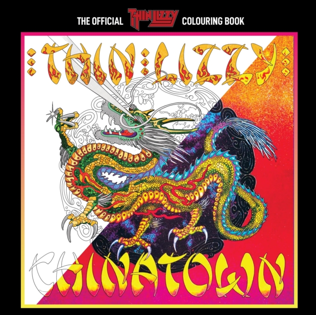Book cover of The Official Thin Lizzy Colouring Book
