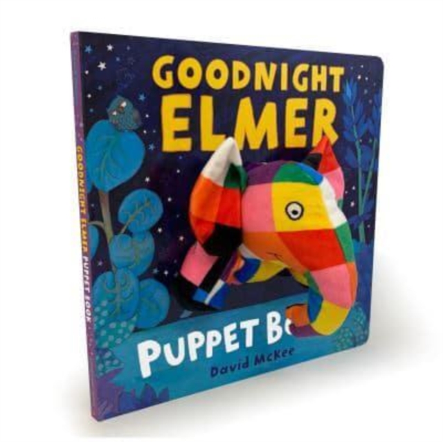 Book cover of Goodnight, Elmer Puppet Book