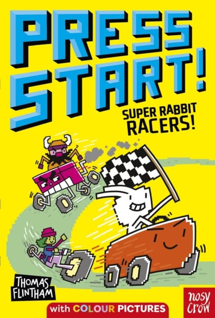 Book cover of Press Start! Super Rabbit Racers!