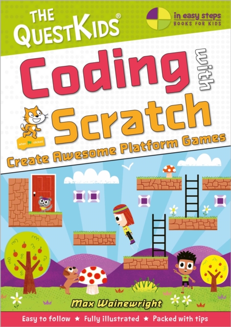Book cover of Coding with Scratch - Create Awesome Platform Games