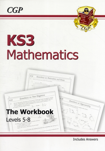 Book cover of KS3 Maths Workbook - Higher (includes answers)