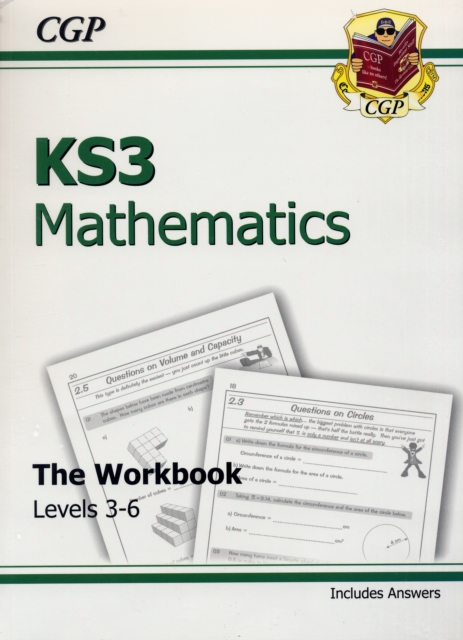 Book cover of KS3 Maths Workbook – Foundation (includes answers)