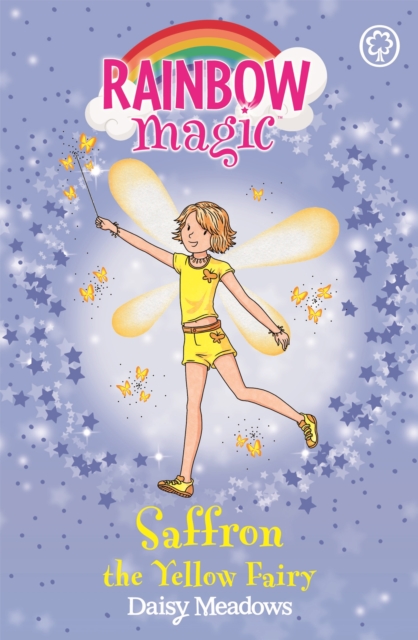 Book cover of Rainbow Magic: Saffron the Yellow Fairy