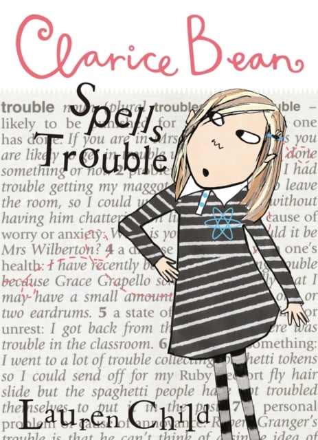 Book cover of Clarice Bean Spells Trouble