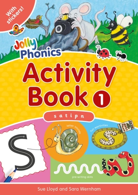 Book cover of Jolly Phonics Activity Book 1