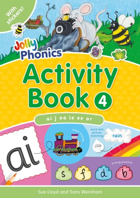 Book cover of Jolly Phonics Activity Book 4