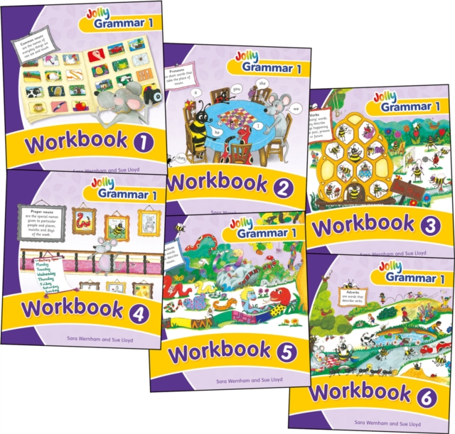 Book cover of Grammar 1 Workbooks 1-6