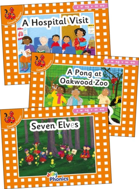 Book cover of Jolly Phonics Orange Level Readers Set 5