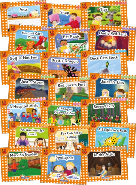 Book cover of Jolly Phonics Orange Level Readers Complete Set