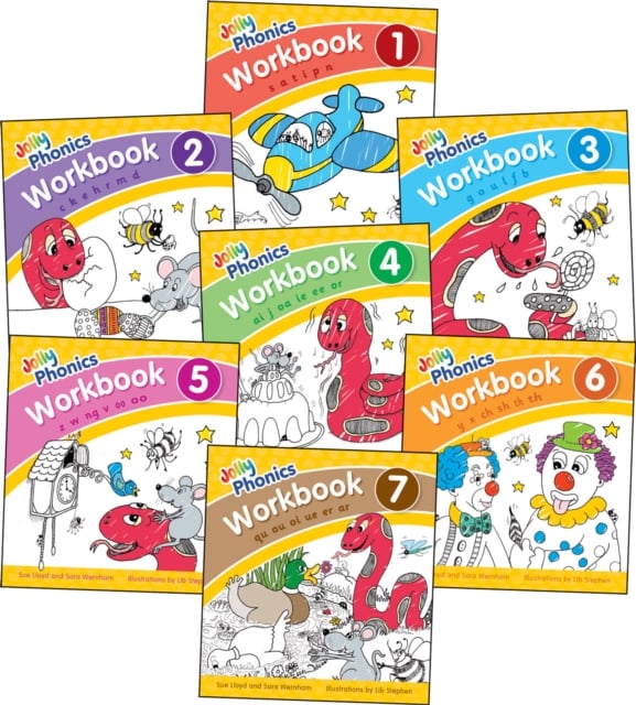 Book cover of Jolly Phonics Workbooks 1-7