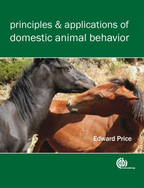 Book cover of Principles and Applications of Domestic Animal Behavior