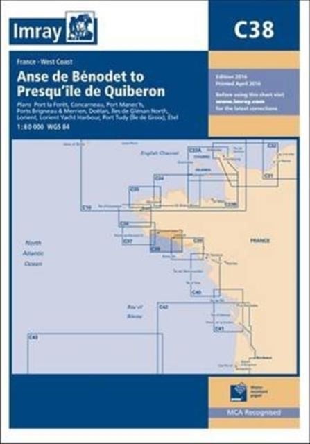 Book cover of Imray Chart C38