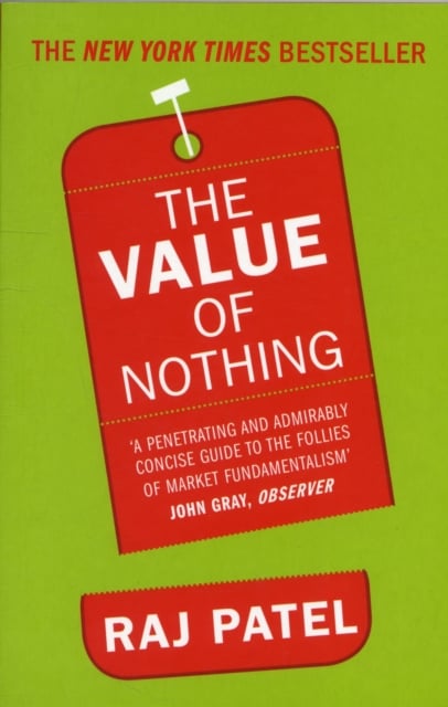 Book cover of The Value Of Nothing