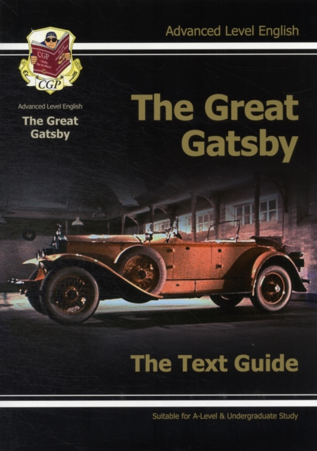 Book cover of A-level English Text Guide - The Great Gatsby