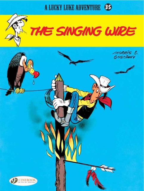 Book cover of Lucky Luke 35 - The Singing Wire