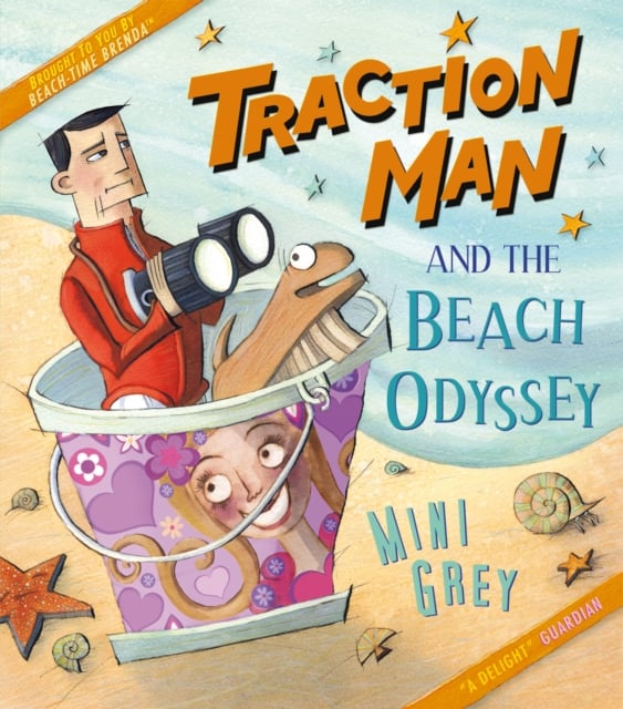 Book cover of Traction Man and the Beach Odyssey