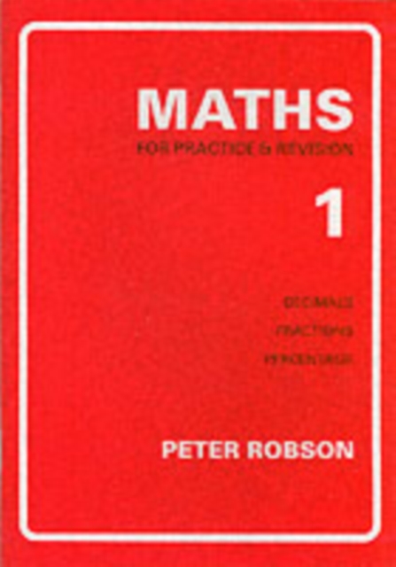 Book cover of Maths for Practice and Revision