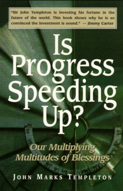 Book cover of Is Progress Speeding Up