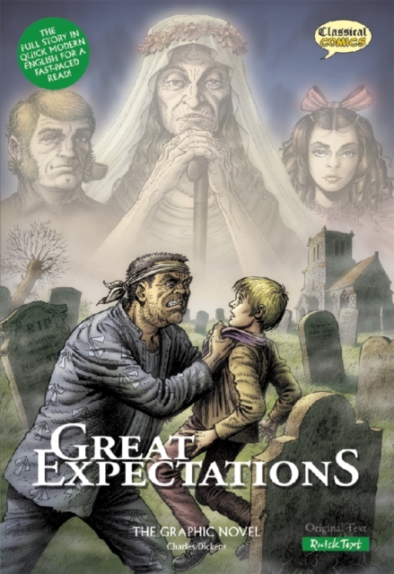 Book cover of Great Expectations The Graphic Novel