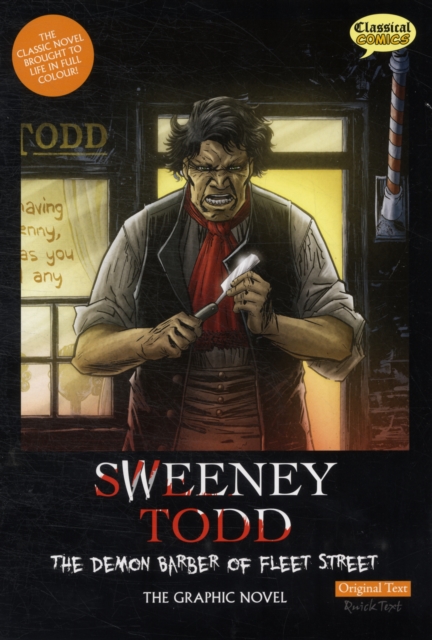 Book cover of Sweeney Todd The Graphic Novel Original Text
