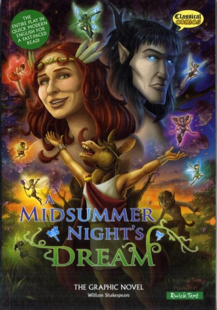 Book cover of A Midsummer Night's Dream The Graphic Novel
