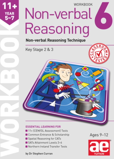 Book cover of 11+ Non-verbal Reasoning Year 5-7 Workbook 6