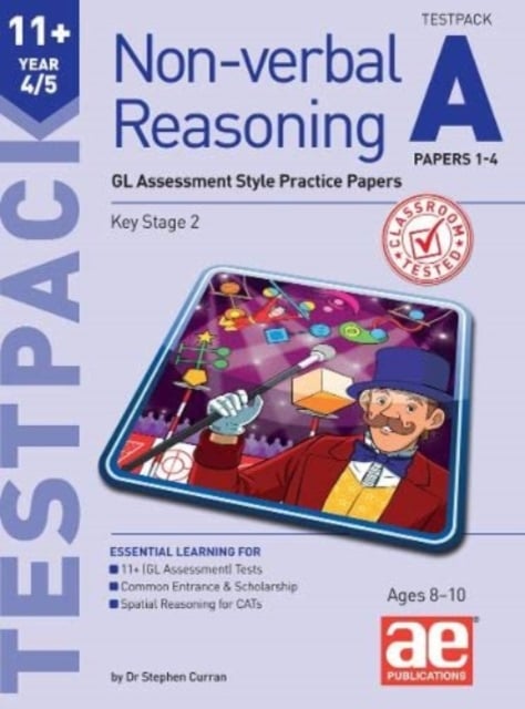 Book cover of 11+ Non-verbal Reasoning Year 4/5 Testpack A Papers 1-4