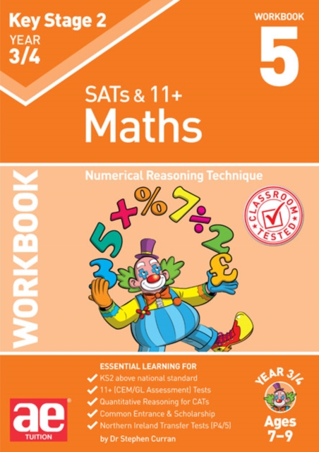 Book cover of KS2 Maths Year 3/4 Workbook 5