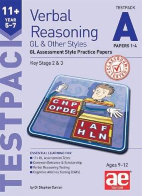 Book cover of 11+ Verbal Reasoning Year 5-7 GL & Other Styles Testpack A Papers 1-4