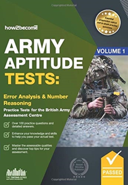 Book cover of Army Aptitude Tests: