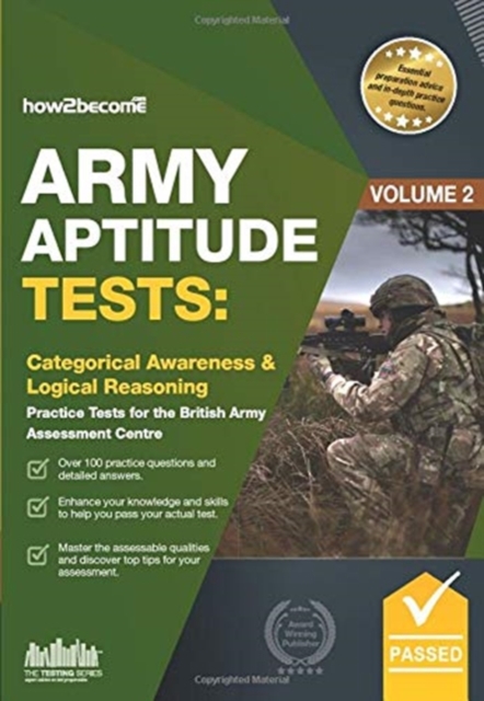 Book cover of Army Aptitude Tests: